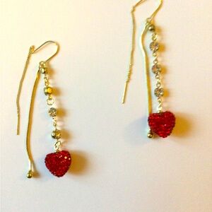 Pair of Thread Through Pierced Earrings